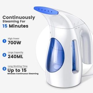 New Hilife Steamer for Clothes Portable Handheld 240ml Big Capacity 700W new